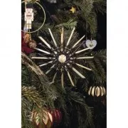 Straws 22 cm for DIY decoration - Black x 50