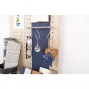 60 mm metal S hooks for DIY macrame suspension - Silver Tone x4