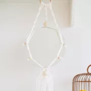 60 mm metal S hooks for DIY macrame suspension - Silver Tone x4