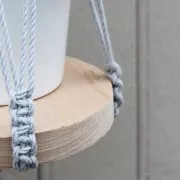 100% recycled cotton Cord for macrame - Kesi Art - 6 mm Naturel (n°12) x 30 m