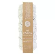 100% recycled cotton Cord for macrame - Kesi Art - 4 mm Natural (n°12) x 45 m