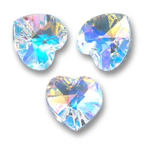 PureCrystal 6228 Heart 18x17.5mm Crystal AB x1
