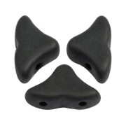 Glass beads Hélios® by Puca® 6x10 mm Jet Mat x10g|raw }}