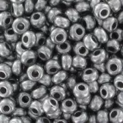 Preciosa Seed Beads 11/0 2 mm - Silver-Plated x 20 g