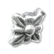 Flower 18x16mm Silver tone x1|raw }}