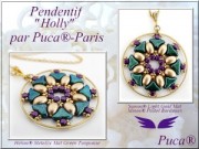 Glass beads Hélios® by Puca® 6x10 mm Labrador x10g