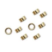 Crimp beads 1.9 mm Gold filled x99