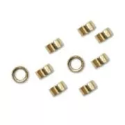 Crimp beads 1.9 mm Gold filled x99
