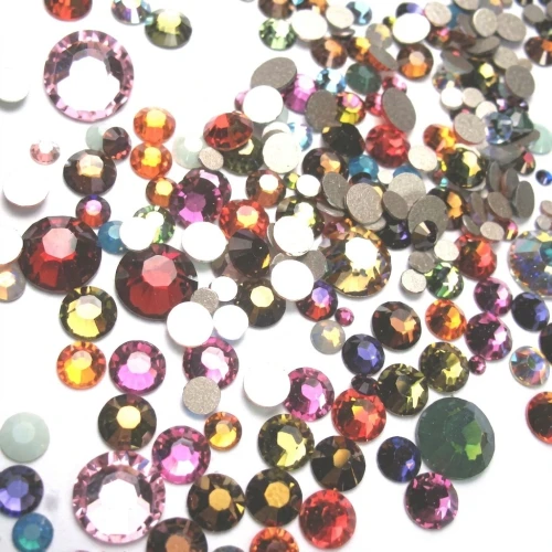 PureCrystal stick-on rhinestones assortment x10gr