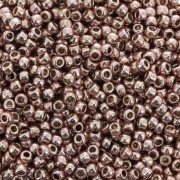 Toho seed beads 11/0 TO11RPF552 - PF Galvanized Sweet Blush x8g|raw }}