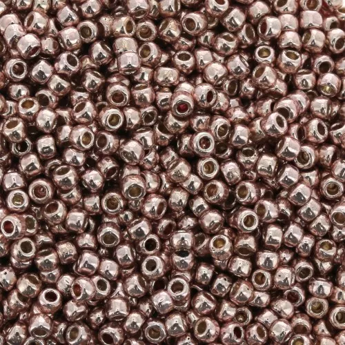 Toho seed beads 11/0 TO11RPF552 - PF Galvanized Sweet Blush x8g