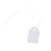 23x13 mm Paper Price Tags with String - White x100