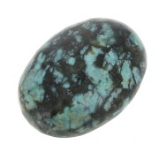 Oval cabochon 18x13 mm Genuine Turquoise - Second choice x1|raw }}