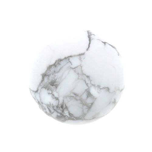 Round cabochon 10 mm Howlite x1
