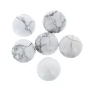 Round cabochon 10 mm Howlite x1