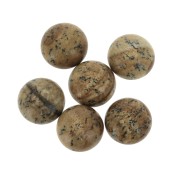 Round cabochon 10 mm Picture Jasper x1