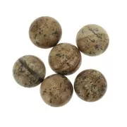 Round cabochon 10 mm Picture Jasper x1