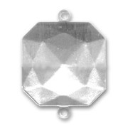 Stick-on setting PureCrystal 4675 23mm Rhodium tone 2 loops|raw }}