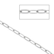 Stainless Steel 316L Cable miroir mesh Chain 2 mm x1m|raw }}