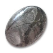 Oval cabochon 30x22mm Picasso Jasper