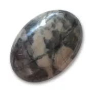 Oval cabochon 25x18 mm Picasso Jasper x1