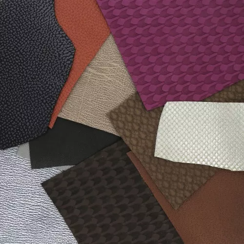 Luxury Textured Leather Waste in different sizes and colors x 200g