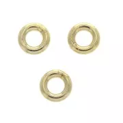 Gold-filled closed jumprings 3x0.76 mm x10