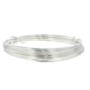 Flexible wire 1 mm in Silver filled 999 x 5 m|raw }}
