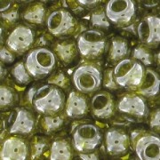 Toho Seed beads 11/0 TO11R457 - Gold Lustered Green Tea x8g