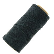 Linhasita waxed thread spool for micro macramé 1 mm - Bleu d'Orage (202) x168m|raw }}