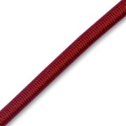 Sheathed elastic cord 3mm Bordeaux x 1 m
