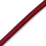 Sheathed elastic cord 3mm Bordeaux x 1 m