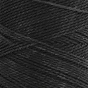 Linhasita waxed thread spool for micro macramé 1 mm - Dark brown (210) x168m