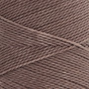 Linhasita waxed thread spool for micro macramé 1 mm - Taupe (366) x168m