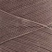 Linhasita waxed thread spool for micro macramé 1 mm - Taupe (366) x168m