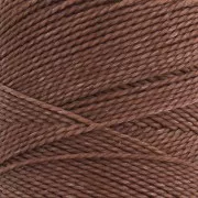 Linhasita waxed thread spool for micro macramé 1 mm - Hazelnut (567) x168m