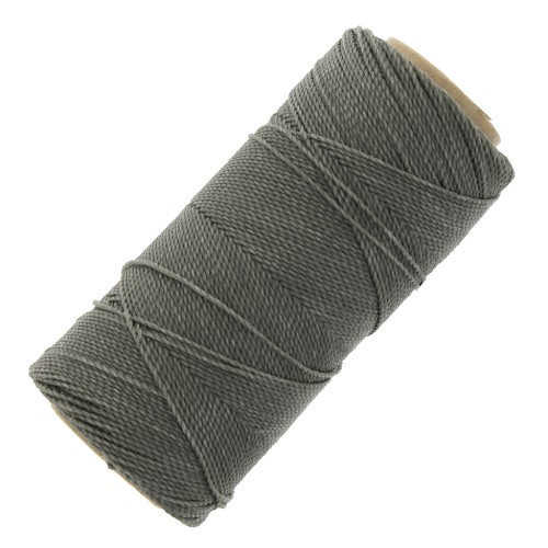 Linhasita waxed thread spool for micro macramé 1 mm - Terre d'ombre (206) x168m