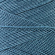 Linhasita waxed thread spool for micro macramé 1 mm - Capri blue (226) x168m