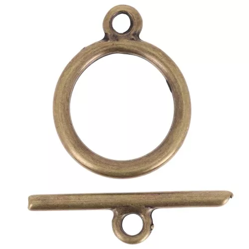 Clasp T 20 mm - Bronze x1