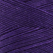 Linhasita waxed thread spool for micro macramé 1 mm - Dark Purple (369) x168m