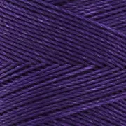 Linhasita waxed thread spool for micro macramé 1 mm - Dark Purple (369) x168m