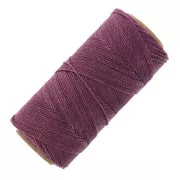 Linhasita waxed thread spool for micro macramé 1 mm - Plum (360) x168m