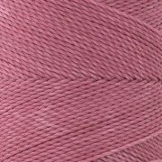 Linhasita waxed thread spool for micro macramé 1 mm - Dusty Rose (962) x168m