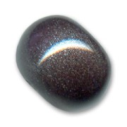 Ceramics bead 15mm Spangled black|raw }}