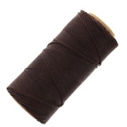 Linhasita waxed thread spool for micro macramé 0.5 mm - Coffee (496) x335m|raw }}
