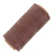 Linhasita waxed thread spool for micro macramé 0.5 mm - Hazelnut (567) x335m