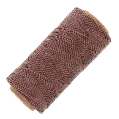 Linhasita waxed thread spool for micro macramé 0.5 mm - Hazelnut (567) x335m