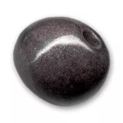 Ceramics bead 20mm Spangled black