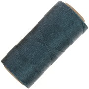 Linhasita waxed thread spool for micro macramé 0.5 mm - Bleu d'Orage (202) x335m|raw }}