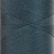 Linhasita waxed thread spool for micro macramé 0.5 mm - Bleu d'Orage (202) x335m